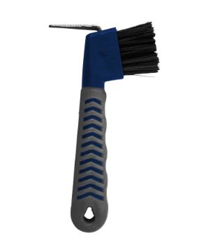 Grippy Hoof Pick With Brush Assorted Colours