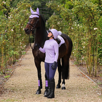 Aubrion Revive Long Sleeve Base Layer - Lavender 10012