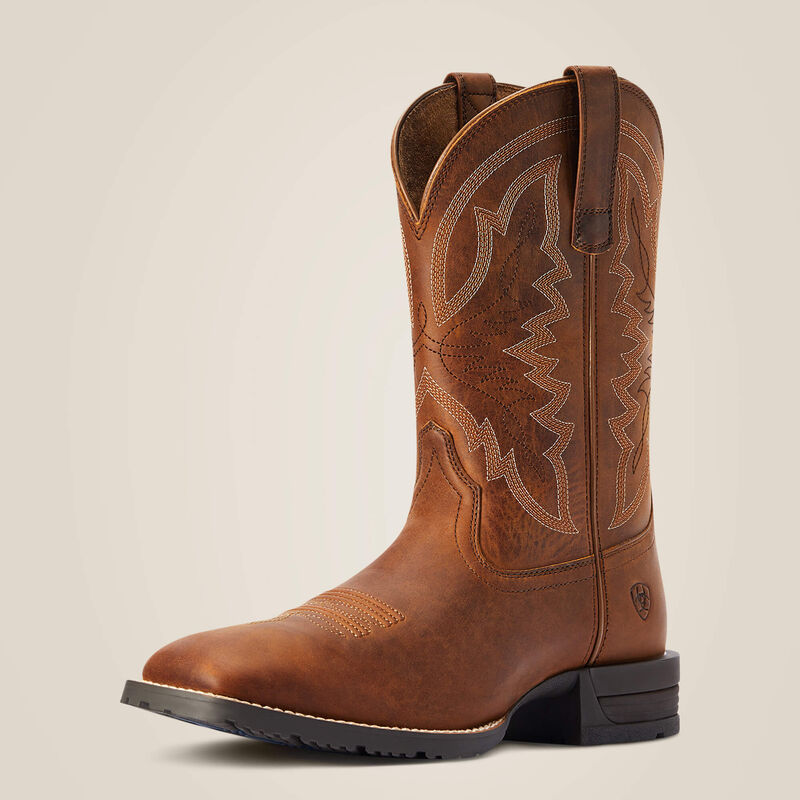 Ariat Men's Hybrid Ranchwork Boot - Thatch Brown