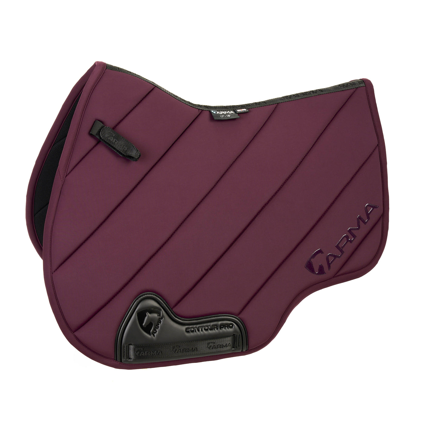 Shires ARMA Eltar Euro Cut Saddlepad - Cherry