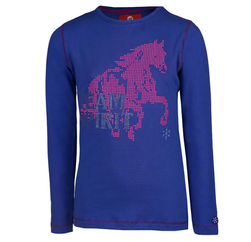 Red Horse Flash Long Sleeved Kid's T Shirt - Assorted Colours