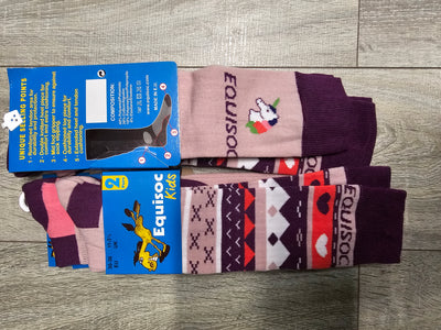 Equisoc Kid's Riding Socks Assorted Colours