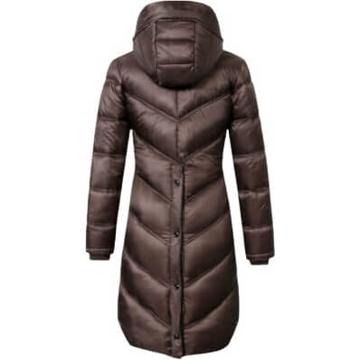 Covalliero Quilted Coat - Coffee