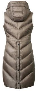 Covalliero Quilted Long Waistcoat - Taupe