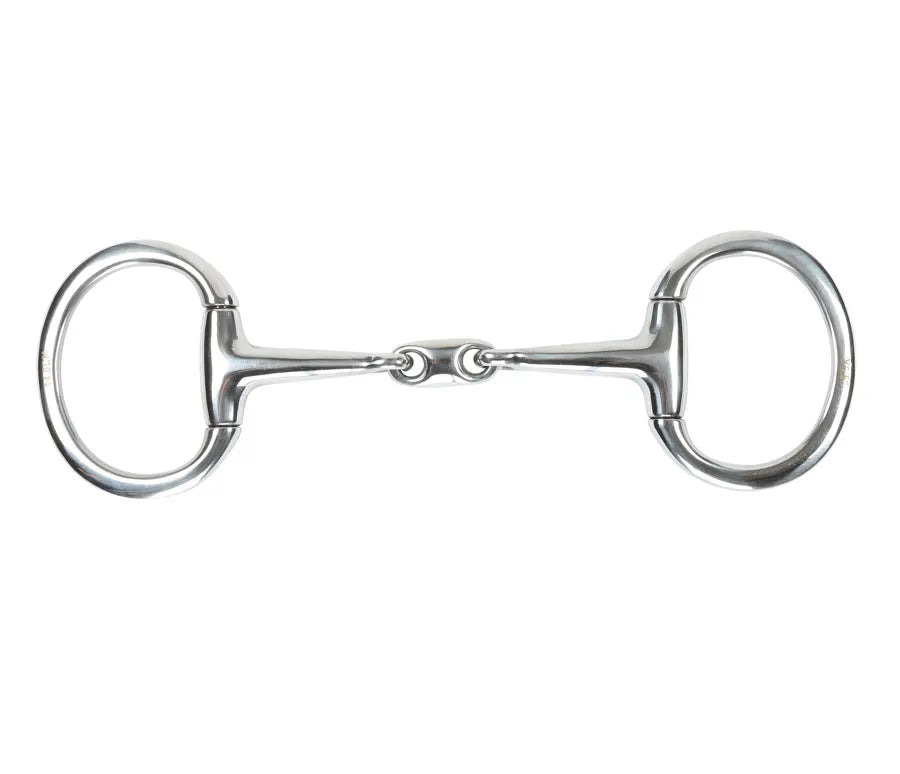 Shires Flat Ring Eggbutt Snaffle With Lozenge 5310