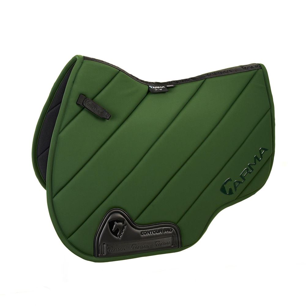 Shires ARMA Eltar Euro Cut Saddlepad - Green