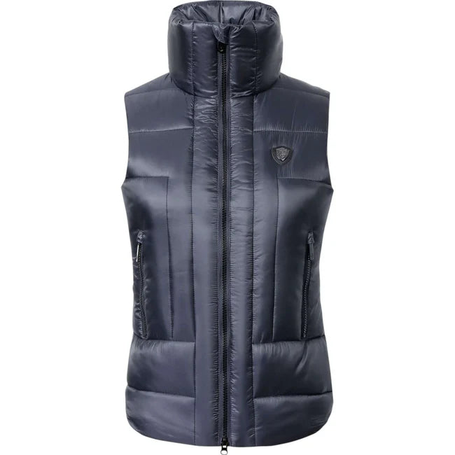 Covalliero Quilted Waistcoat Vest - Dark Navy