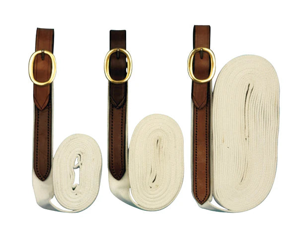 Equisential Cotton Lead with Leather Buckle