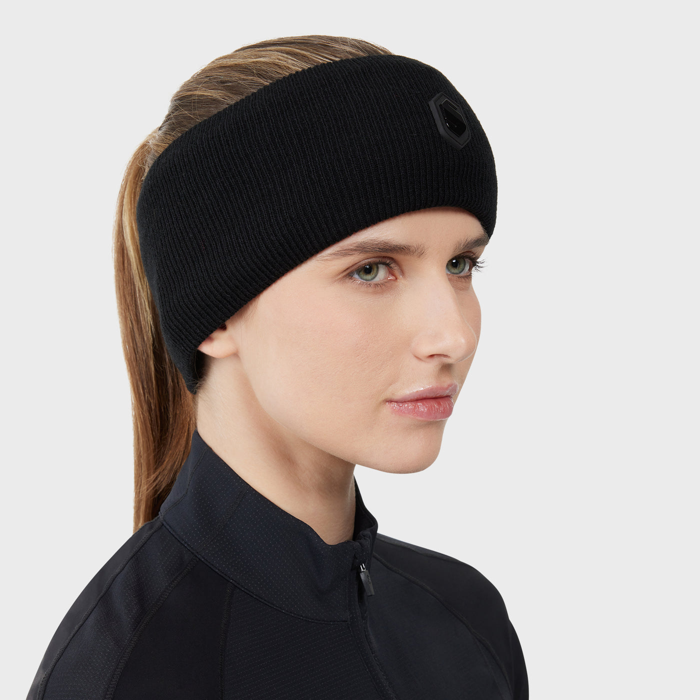 Samshield Emilia Headband Black Shiny