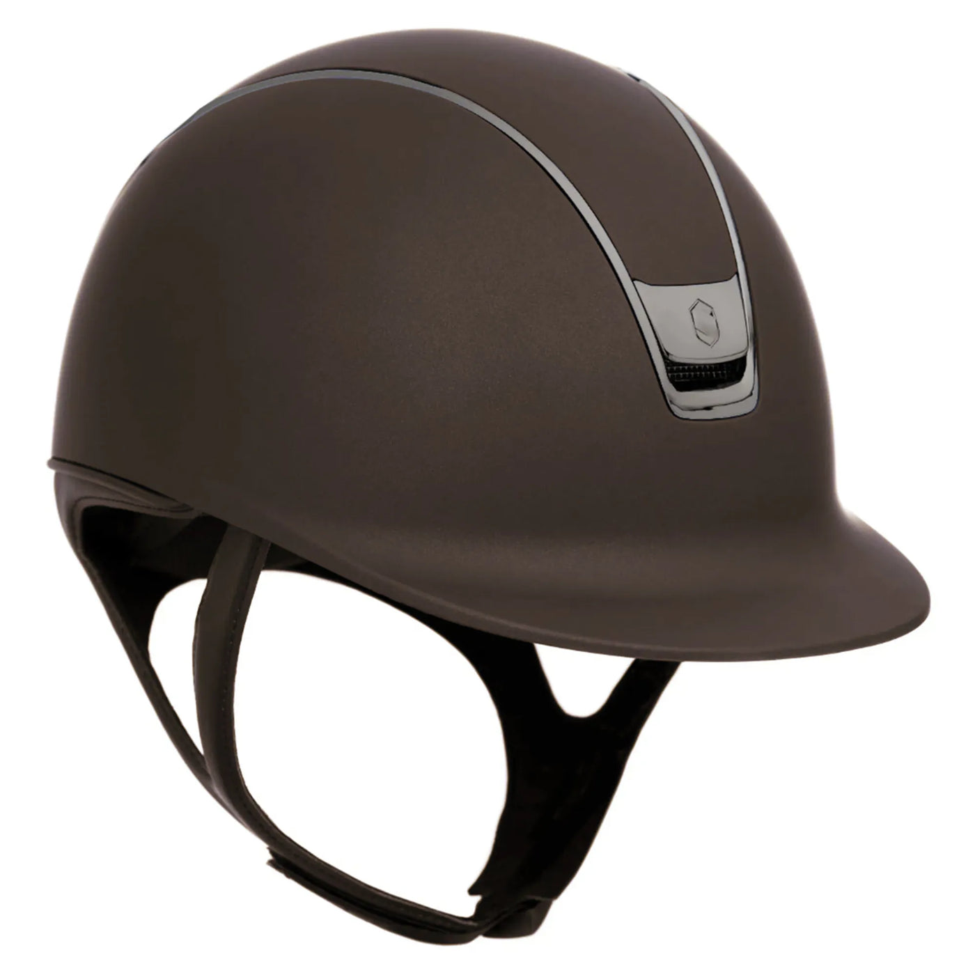 Samshield 2.0 Shadowmatt with Black Chrome - Brown Helmet